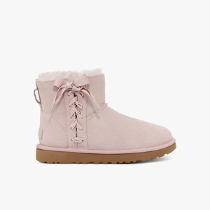 Ugg Classic Lace Mini Women Classic Boots Pink (0167SOCMJ)